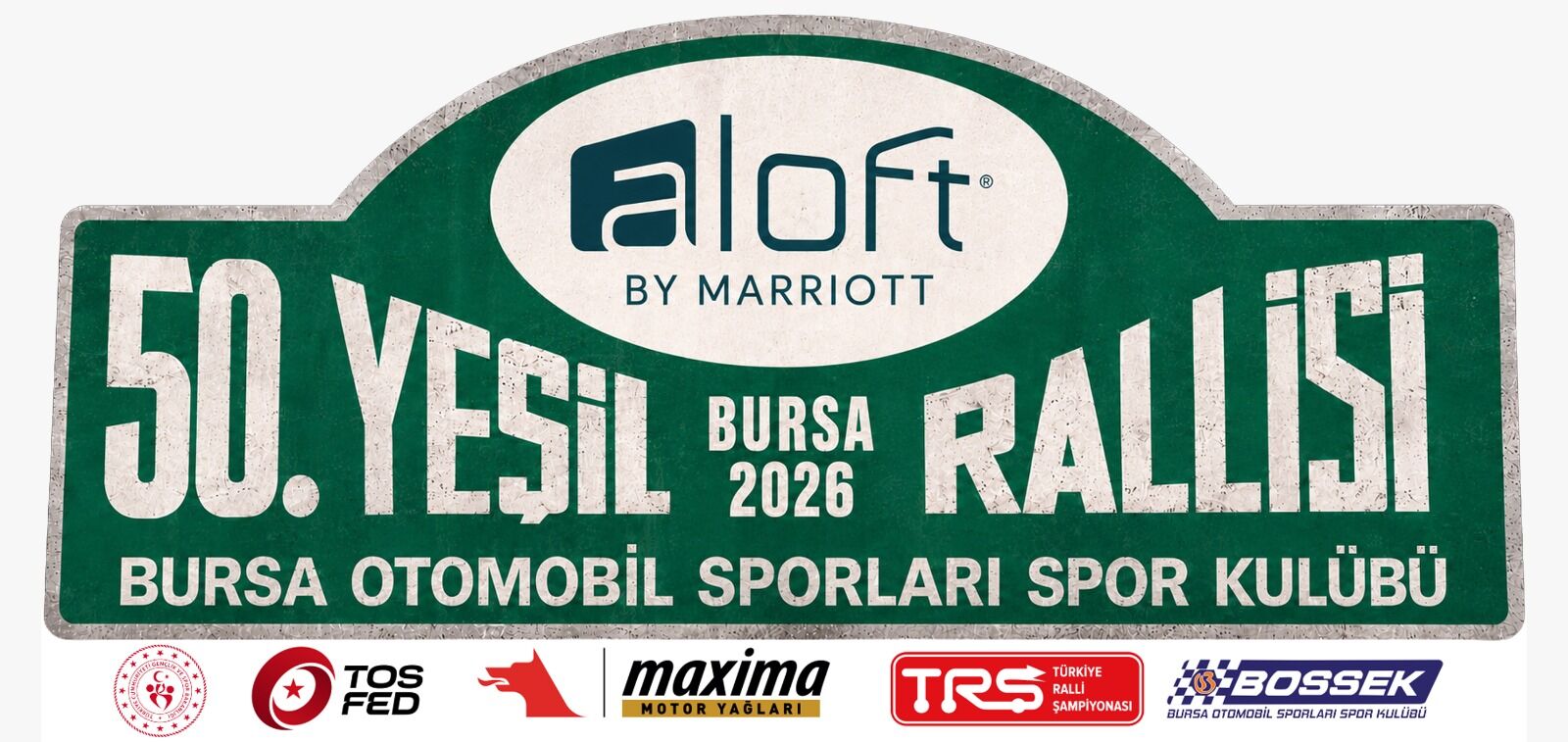 50. Yeşil Bursa Rallisi Plaka
