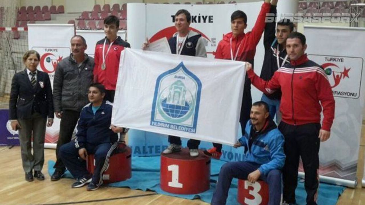 Yıldırımlı Halterci Türkiye Şampiyonu oldu