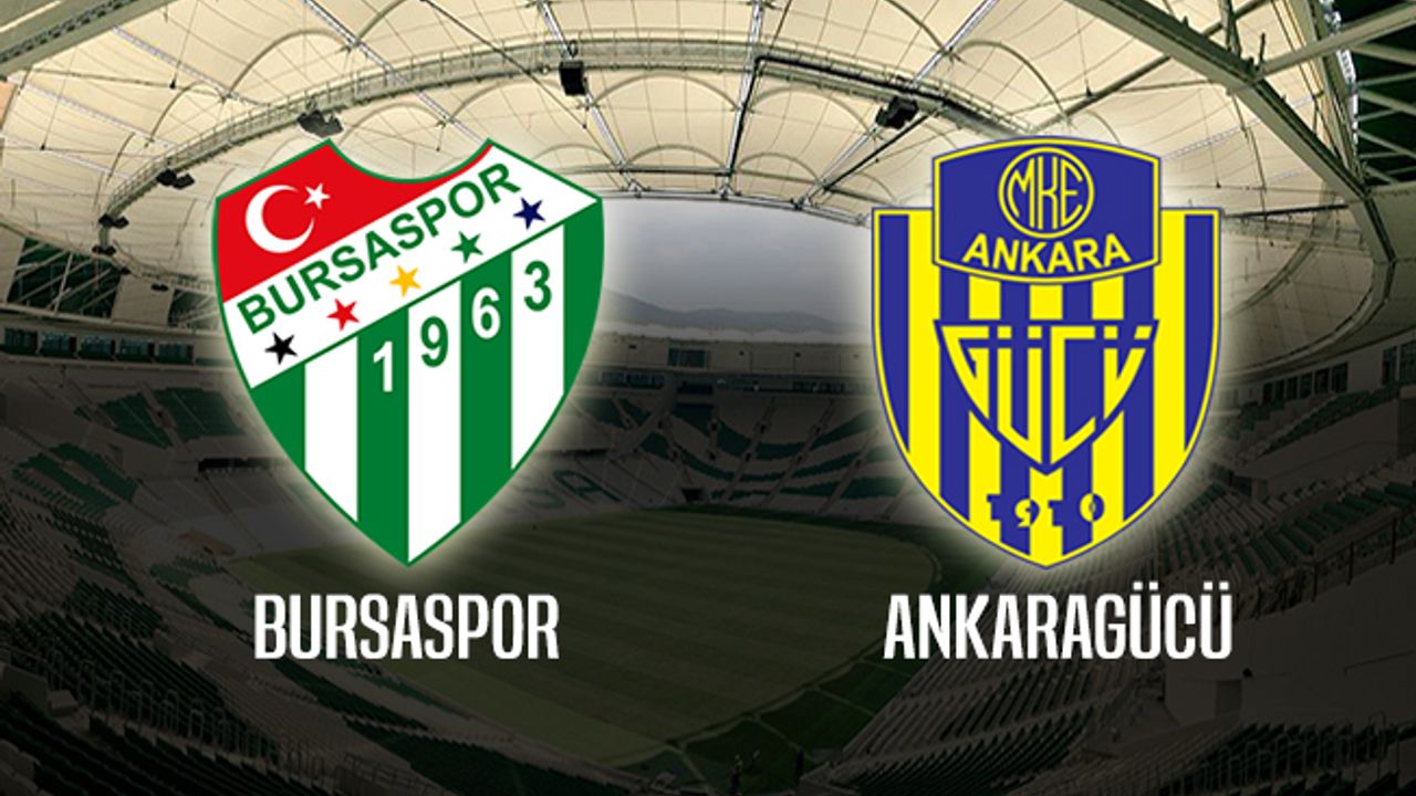 Bursaspor ve Ankaragücü'nden hazırlık maçı!