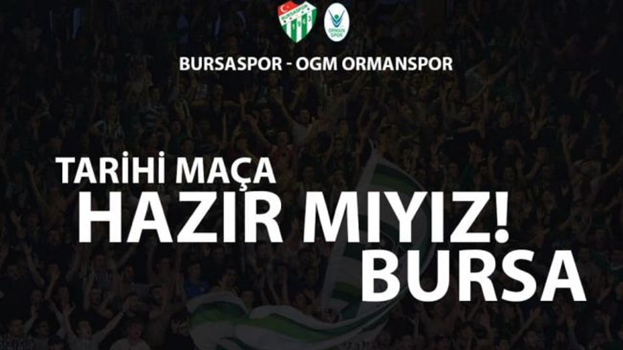 Bursaspor'un tarihi maçı! #salonasığacakmıyız