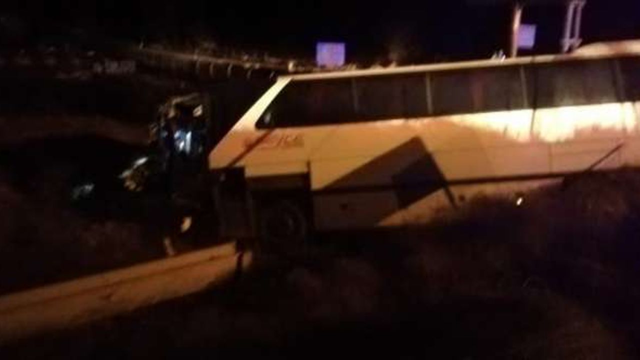 Bursaspor taraftarları deplasman dönüş yolunda kaza yaptı