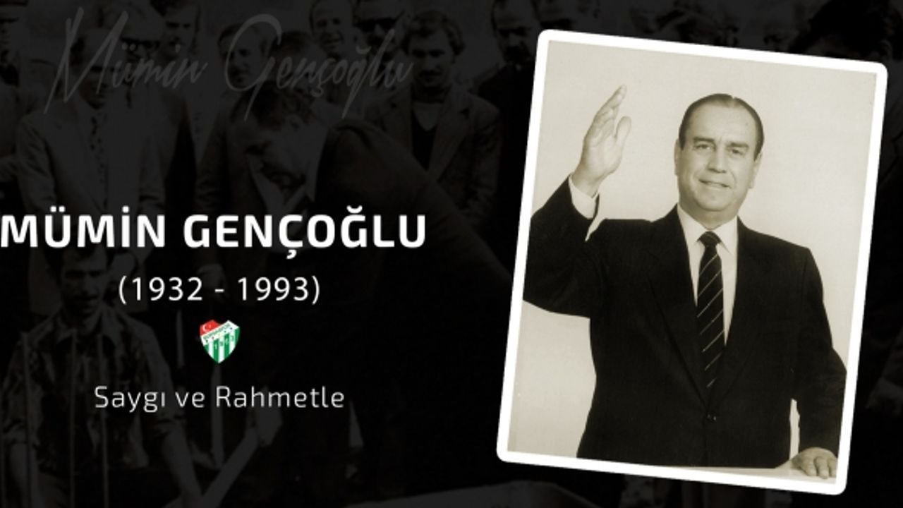 Bursaspor, Mümin Gençoğlu'nu unutmadı