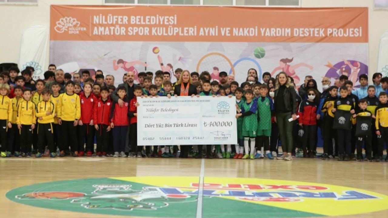 Nilüfer Belediyesi’nden amatör spor kulüplerine destek