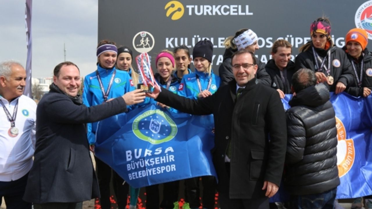 Türkiye Süper Kros Ligi’nde ikincilik kupası Bursa Büyükşehir Belediyespor'un