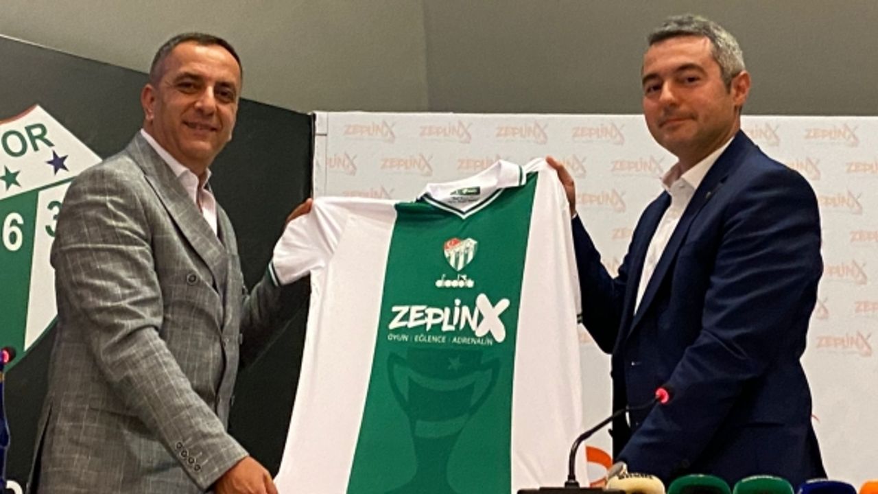 Bursaspor'un göğüs sponsoru ZeplinX