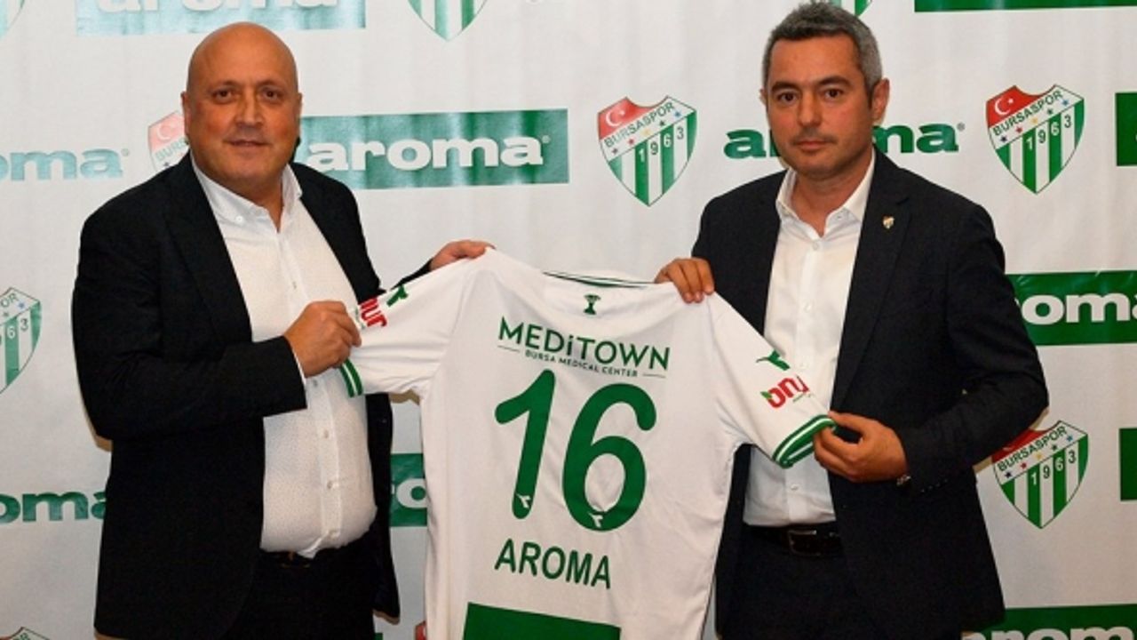 Bursaspor'un tozluk sponsoru Aroma!