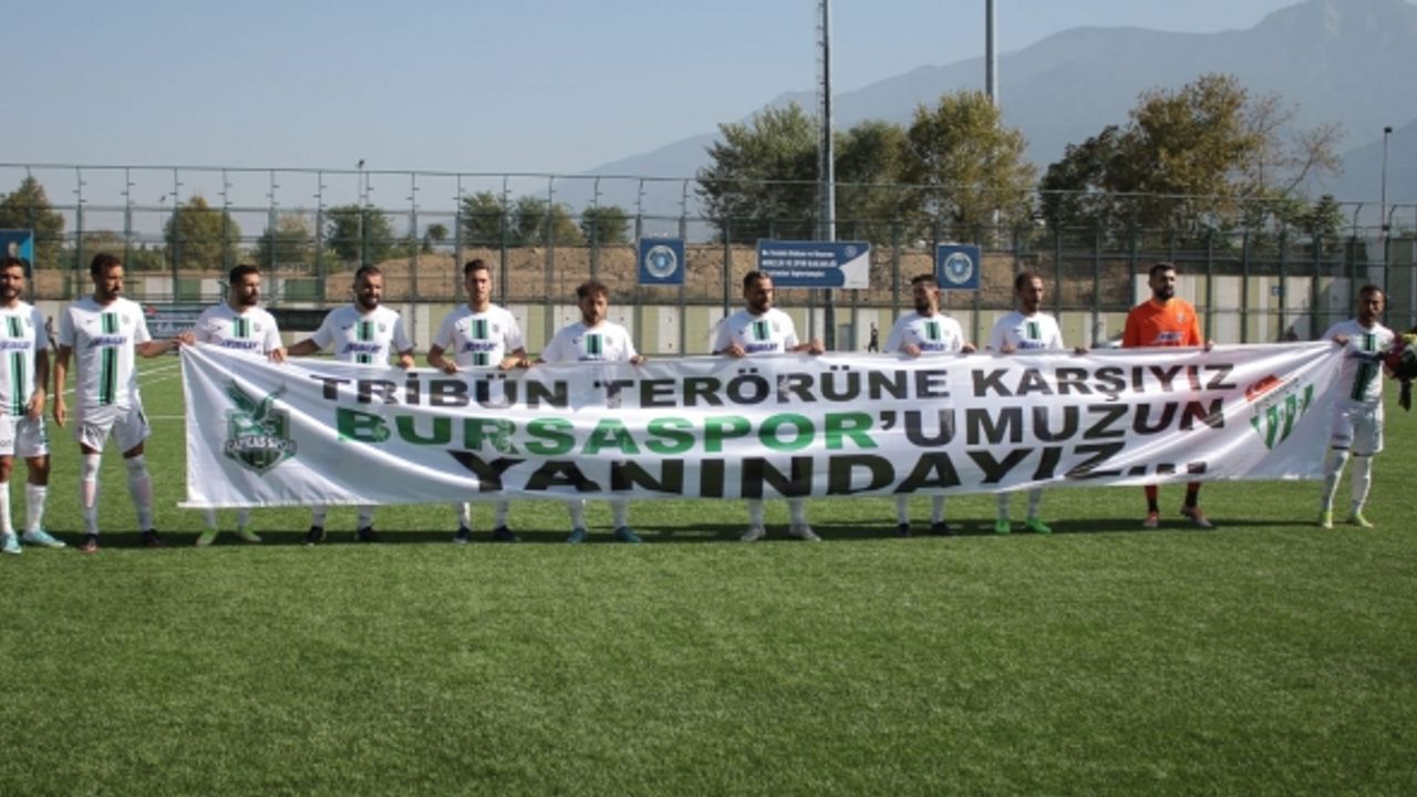 Kafkasspor'dan Bursaspor'a destek