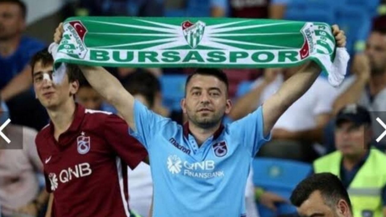 Bursaspor’dan Trabzonspor’a tam destek!