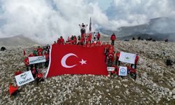 Osmangazili dağcıların ‘100. Yıl’ zirve tırmanışı