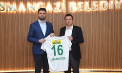 Erkan Aydın, Bursaspor yönetimini ağırladı