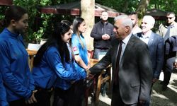 Mustafa Bozbey şampiyonlarla bir araya geldi