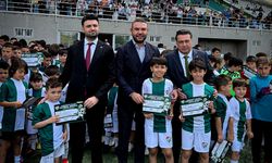 Enes Çelik Merinos Futbol Okulu törenine katıldı