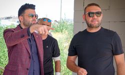 Enes Çelik, Özlüce'deki futbol okulu inşaatını inceledi