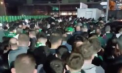 Bursaspor taraftarı stat çıkışında isyan etti