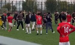 Bursa’da U16 maçında kavga çıktı maç durdu