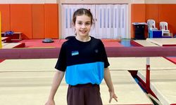Elvan İlarslan artistik cimnastikte Türkiye ikincisi oldu