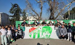 Teksas Fidyekızık’ta çocuklarla Bursaspor coşkusunu yaşadı