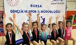 Yıldırımlı cimnastikçiler TBMM Kupası’na damga vurdu!