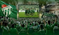 Orhangazi'de şampiyonluk maçı dev ekranda