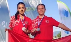 Balkanlar’da Büyükşehir rüzgarı: Damla ve Azranur’dan gümüş madalya!