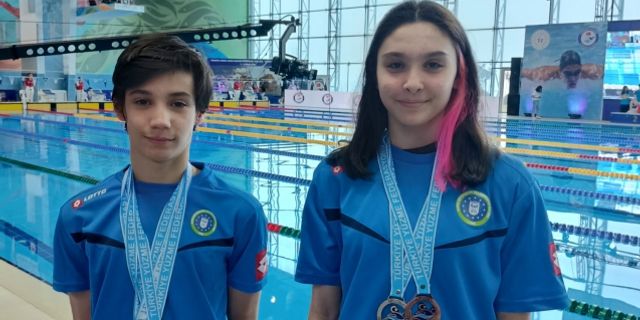 Bursalı yüzücüler Trabzon'dan madalyasız dönmediler