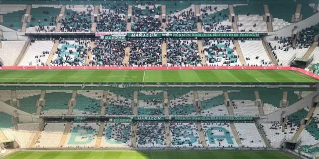 Bursaspor taraftarının ilgisi azalıyor