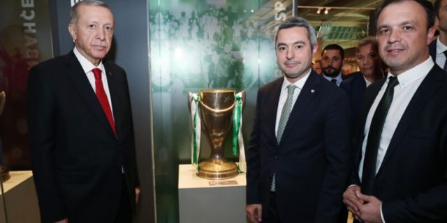 Bursaspor’un şampiyonluk kupası Beştepe’de!