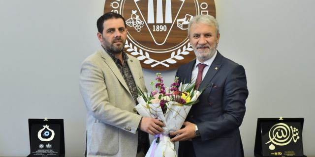 İnegölspor'dan Yavuz Uğurdağ'a ziyaret
