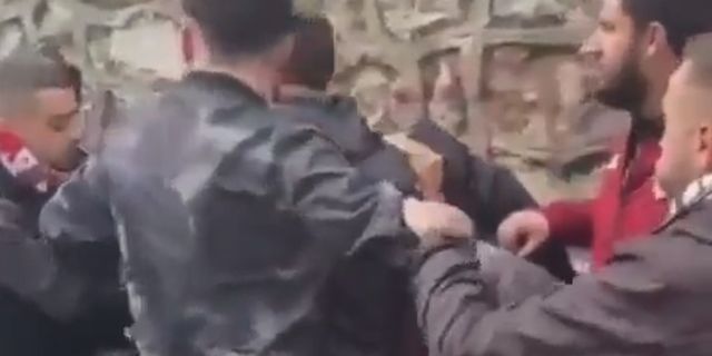 İnegöl'de skandal görüntüler! Bursasporlu taraftarı...