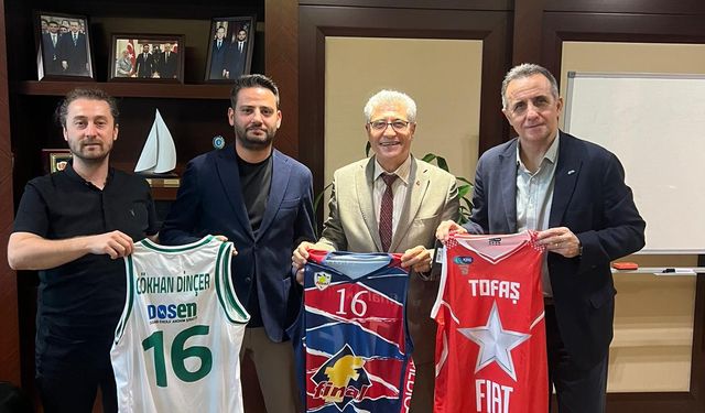 Bursa basketbol kulüplerinden Gökhan Dinçer’e ziyaret