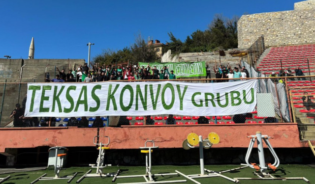 TEKSAS'tan Zonguldak'ta 57 yıllık pankart