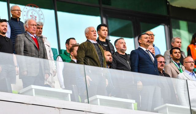 Başkan Mustafa Bozbey Bursaspor maçına geldi