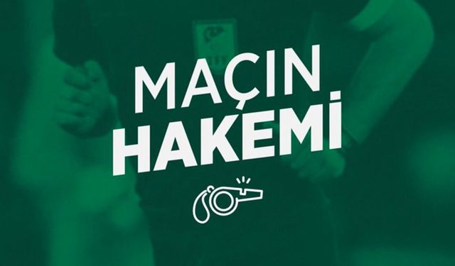 Bursaspor - Artvin Hopaspor maçının hakemi belli oldu