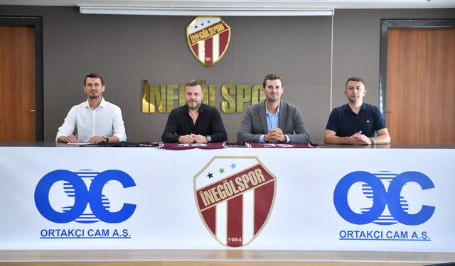 İnegölspor'un şort sponsoru Ortakçı Cam A.Ş. oldu