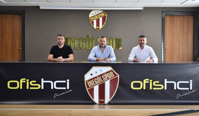 İnegölspor'un sırt sponsoru Ofischi Premium oldu