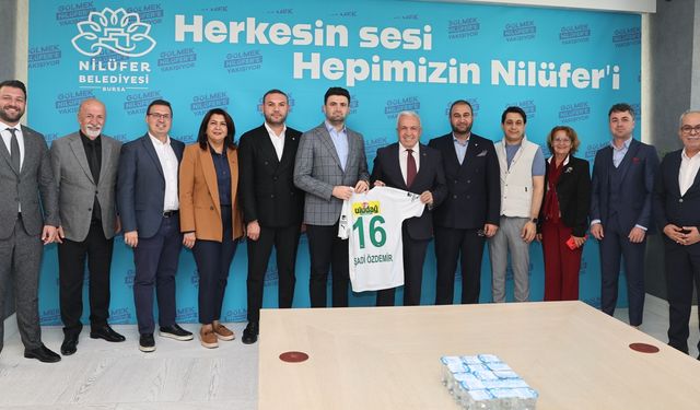 Bursaspor Yönetimi’nden Nilüfer Belediyesi'ne ziyaret