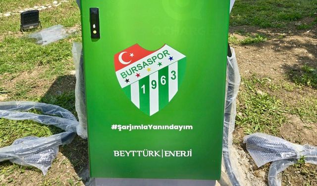 Bursaspor’a yeni gelir kaynağı: Şarj istasyonu hizmette
