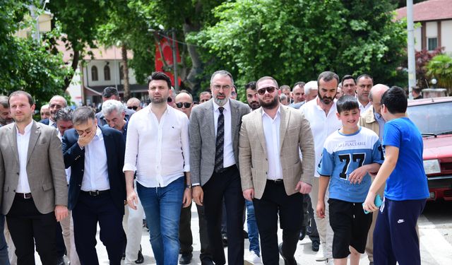 Enes Çelik pilav günü etkinliğine katıldı