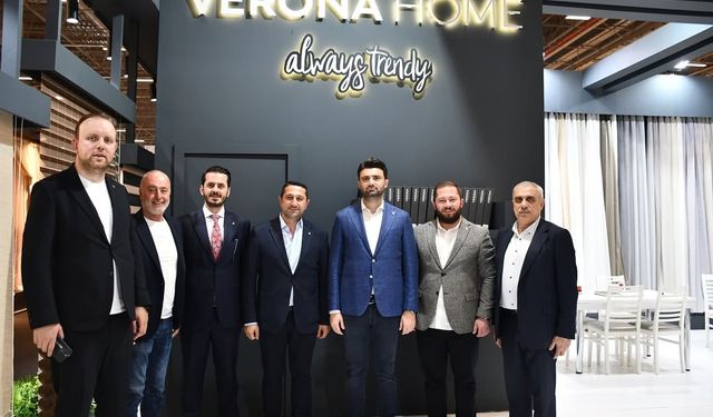Bursaspor Başkanı Enes Çelik, Hometex Fuarı’nda Bursa sanayicileriyle buluştu