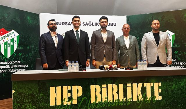 Bursaspor’un yeni sağlık sponsoru Doruk Sağlık Grubu oldu