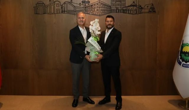 İnegöl Kafkasspor’dan Başkan Alper Taban’a ziyaret
