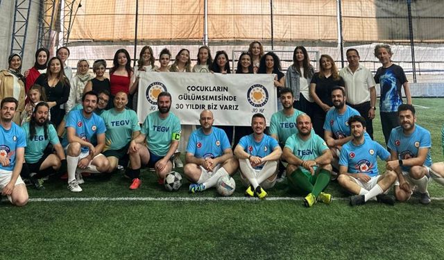 TEGV gönüllüleri sahada buluştu, kazanan yine gönüllülük oldu