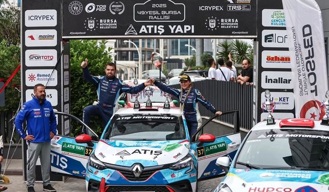 Kadın pilotlar Yeşil Bursa Rallisi’ne damga vurdu