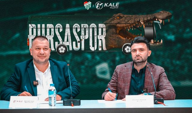 Bursaspor’a otobüs sponsoru Kale Turizm oldu