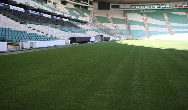 Matlı Stadyumu'nda zemin yenilendi, gözler TFF incelemesinde