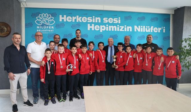 Nilüfer Belediyespor U11 takımı başarısını Şadi Özdemir’e taşıdı