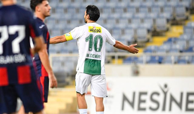 Bursaspor Teknik Direktörü Çağlayan’dan Muhammet Demir açıklaması