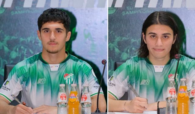 Bursaspor iki oyuncusunun sözleşmesini 2028’e kadar uzattı