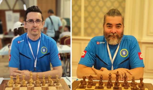 Bursa Büyükşehir Belediyesporlu satranççılar Türkiye Şampiyonasında sahnede