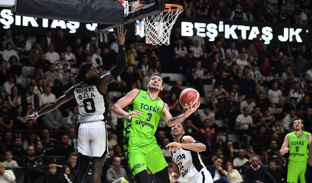 TOFAŞ Beşiktaş deplasmanında son saniyede yıkıldı